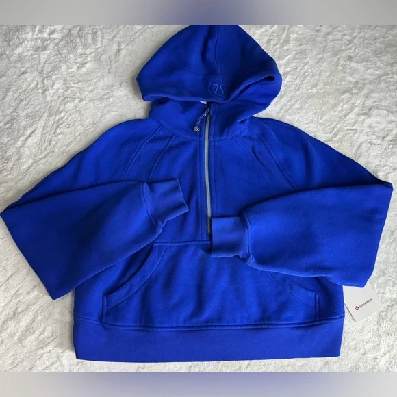 NWT Lululemon Scuba Oversized Half-Zip Hoodie Galactic Cobalt SIZE XS / S - Picture 7 of 12